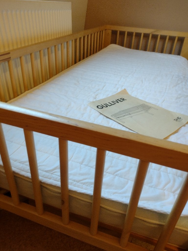Houten ikea kinderbed Gulliver, 70 tot 85 cm, Zo goed als nieuw, 180 cm of meer, Ophalen