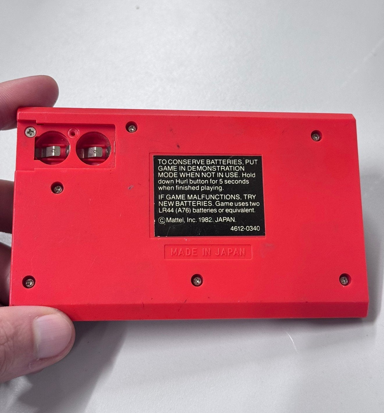 Masters of the Universe LCD Handheld Game 1982 Mattel toy, Ophalen of Verzenden, Zo goed als nieuw, H, H