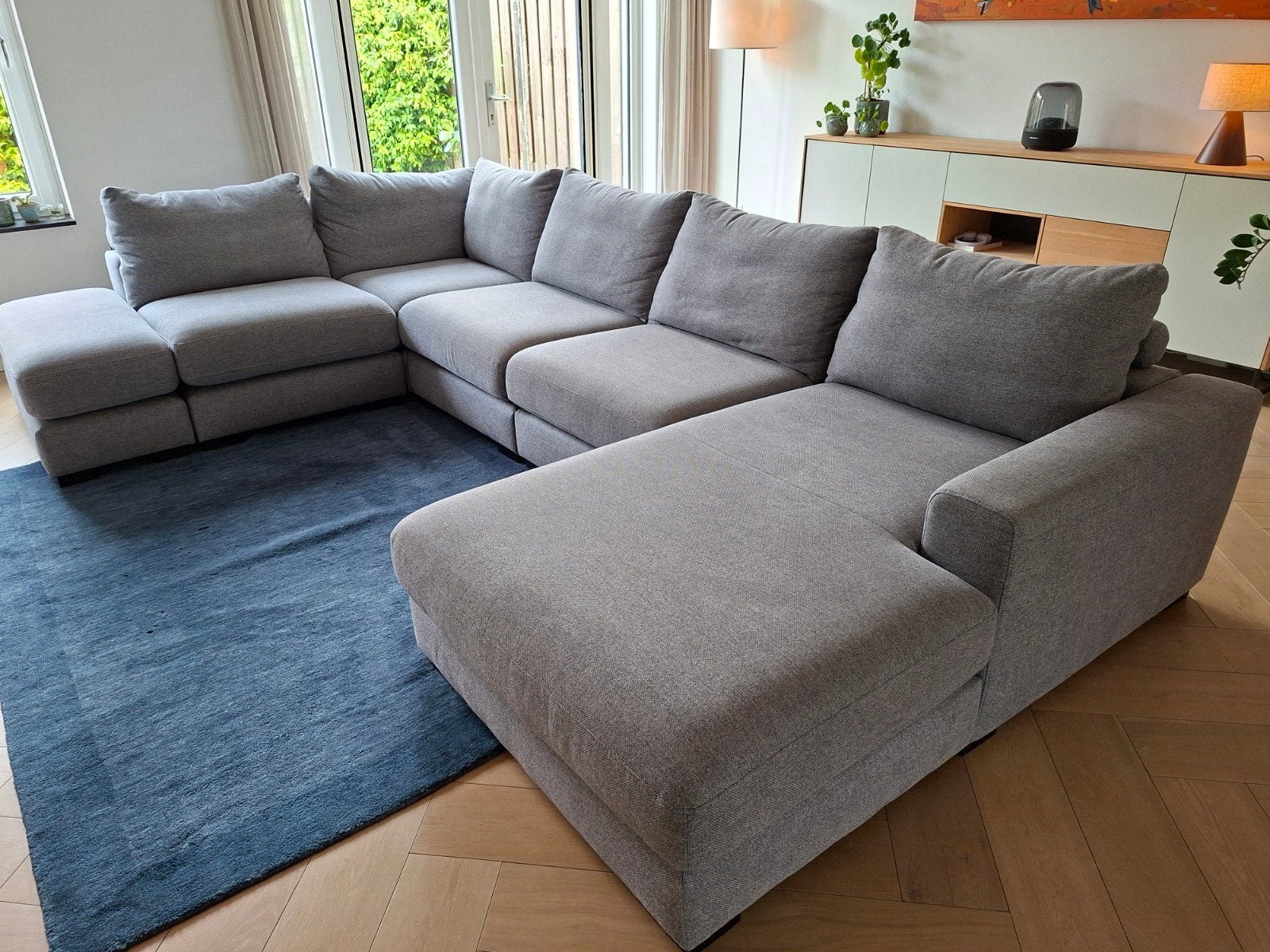 Hoekbank loungebank, in nieuwstaat, Ophalen, Minder dan 75 cm, Zo goed als nieuw, Minder dan 150 cm