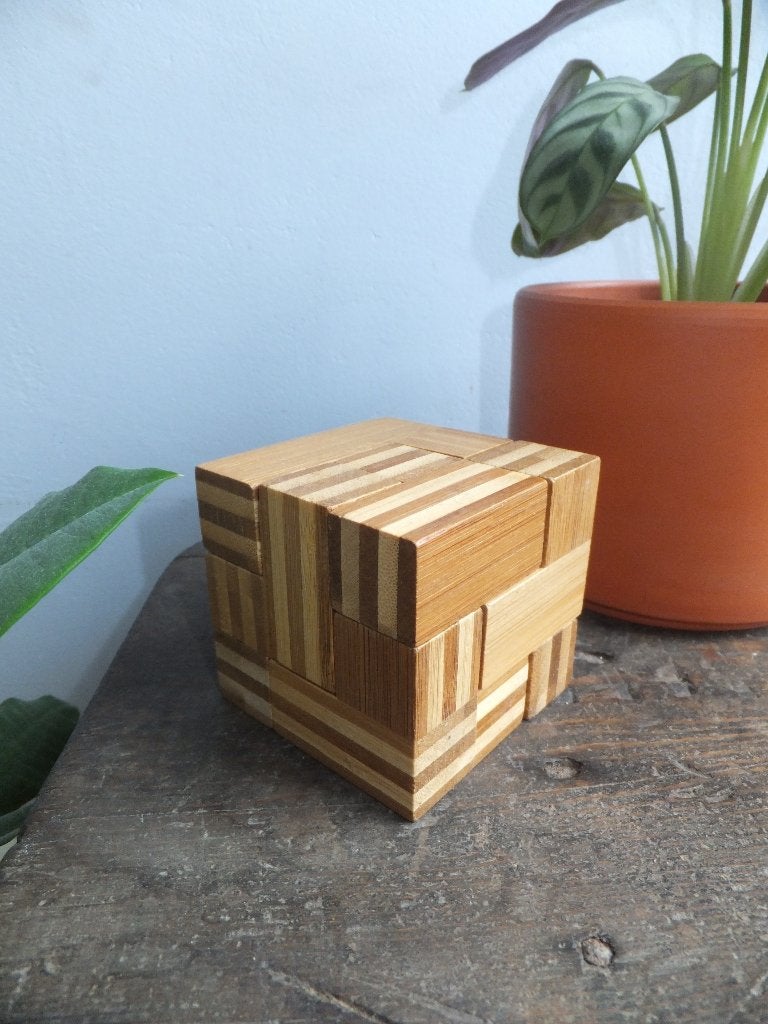 gratis verzenden bamboe kubus breinpuzzel urban jungle nieuw, Verzenden, Nieuw