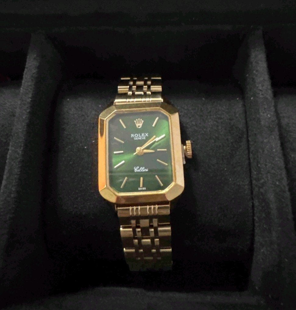 R0lex goud horloge, Overige merken, Staal, Verzenden, Polshorloge