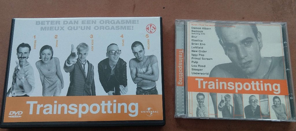 Trainspotting DVD + CD, Alle leeftijden, Ophalen of Verzenden, Zo goed als nieuw