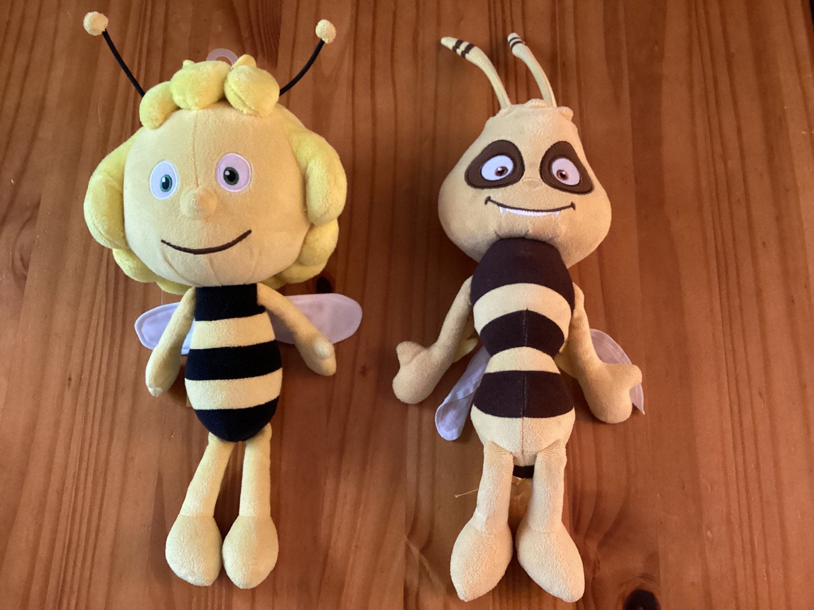 Maya De Bij Knuffels 2 Stuks 30cm,Zie Foto’s., Ophalen, Zo goed als nieuw, Overige typen