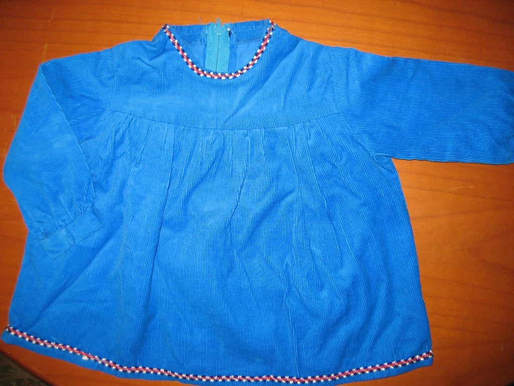 Blauw shirt, 74, Ophalen of Verzenden, Zo goed als nieuw, Meisje, Shirtje of Longsleeve