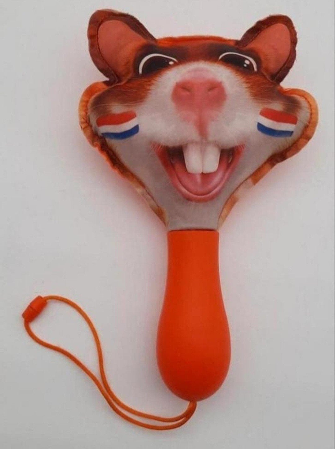 AH Hamster Oranje Voetbalfan Sambabal, Hamster, Ophalen of Verzenden, Zo goed als nieuw, Klein (minder dan 20 cm)