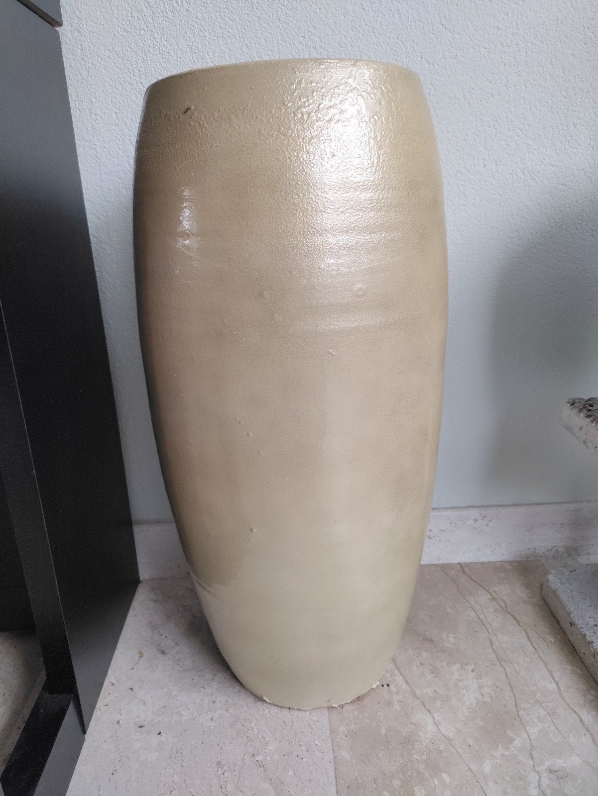 Grote parelmoer bloempot - 56 cm hoog, Overige materialen, Gebruikt, Rond, Binnen