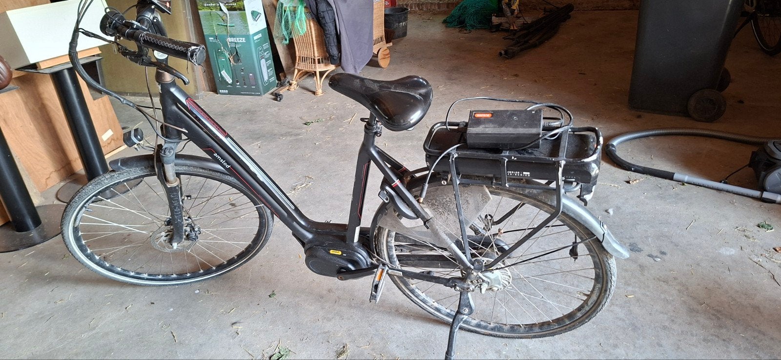 Amslod elektrische fiets onderdelen, Fietsen en Brommers, Fietsonderdelen, Gebruikt, Overige typen, Aluminium, Amslod