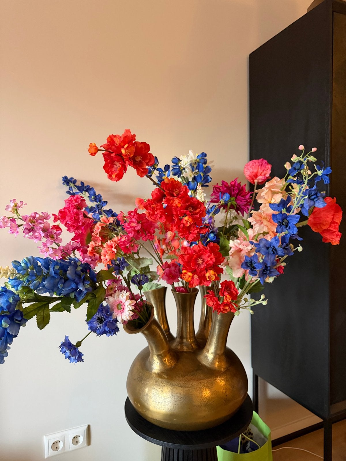 Zijdebloemen voor in toetervormige vaas - Silk-ka, Huis en Inrichting, Overige materialen, Inclusief decoratie, Ophalen of Verzenden