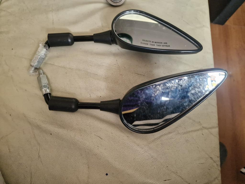 Benelli 752 s 752s spiegels spiegel stuurdoppen db killer, Ophalen of Verzenden, Gebruikt