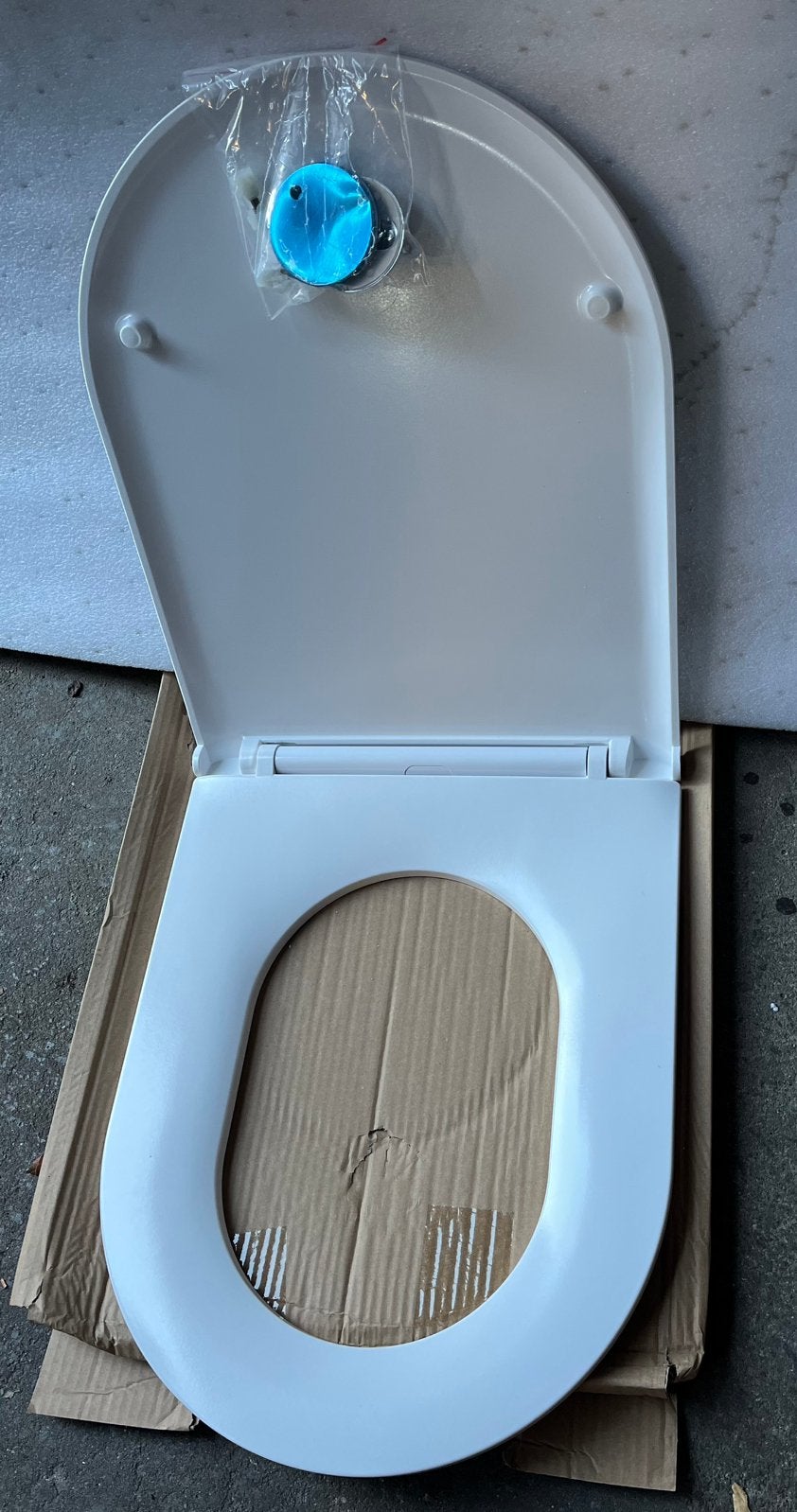 Toiletzitting / WC-bril, Ophalen of Verzenden, Nieuw, Wit, Toilet-accessoire