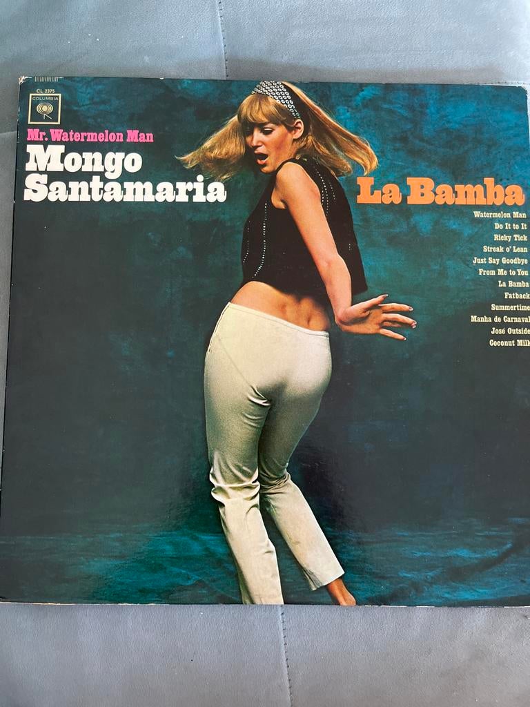 Mongo Santamaria - Mr. Watermelon Man / La Bamba LP, Ophalen of Verzenden, Voor 1960, Gebruikt, 12 inch