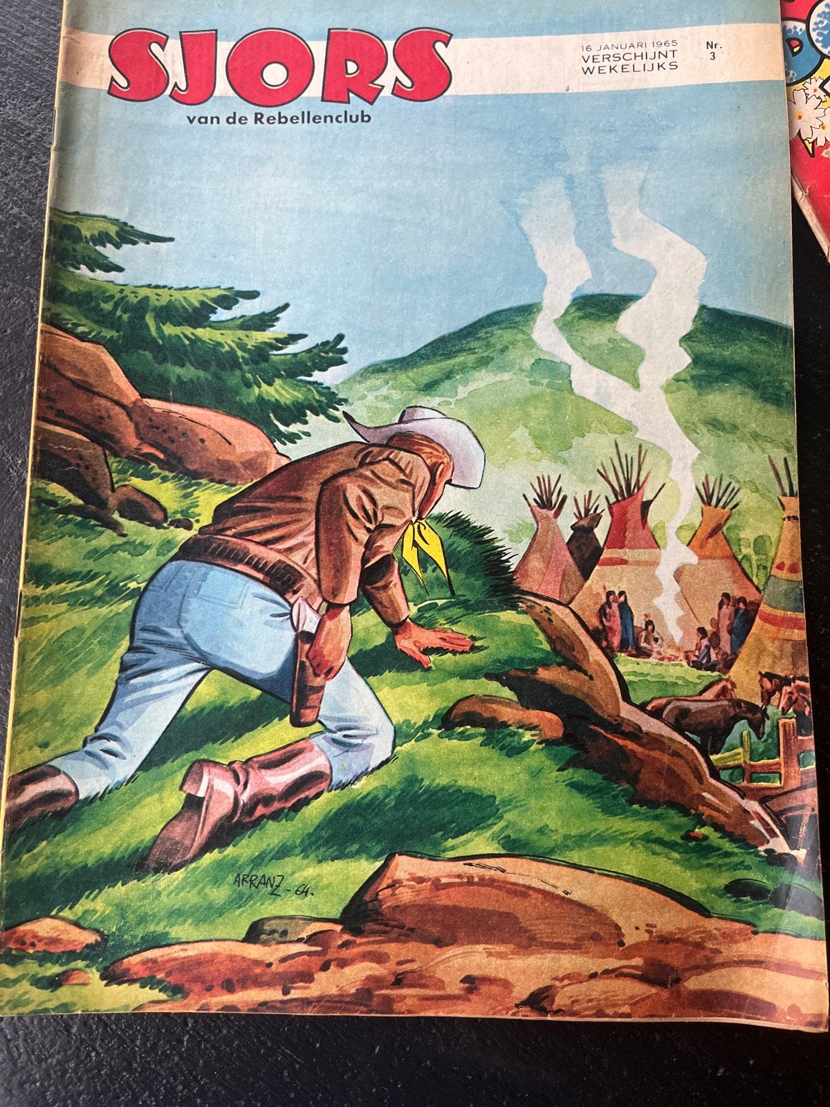 Sjors van de Rebellencub - 15 januari 1965 - Nr. 3, Eén stripboek, Ophalen of Verzenden, Gelezen