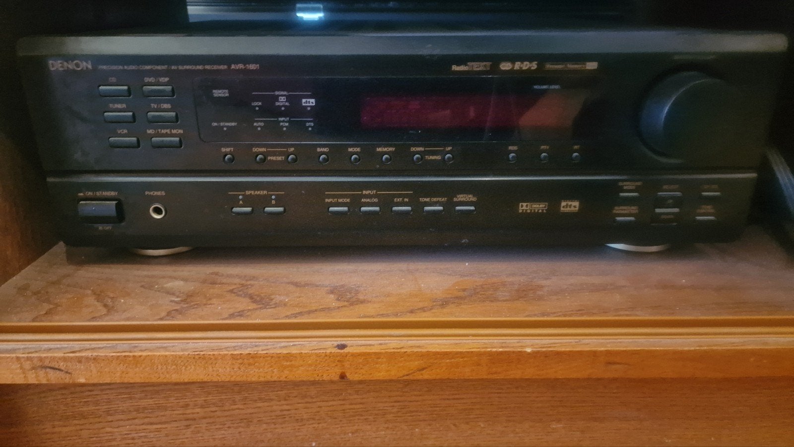 Denon AVR-1601 AV surround reciever, Ophalen, Gebruikt, Denon, 60 tot 120 watt