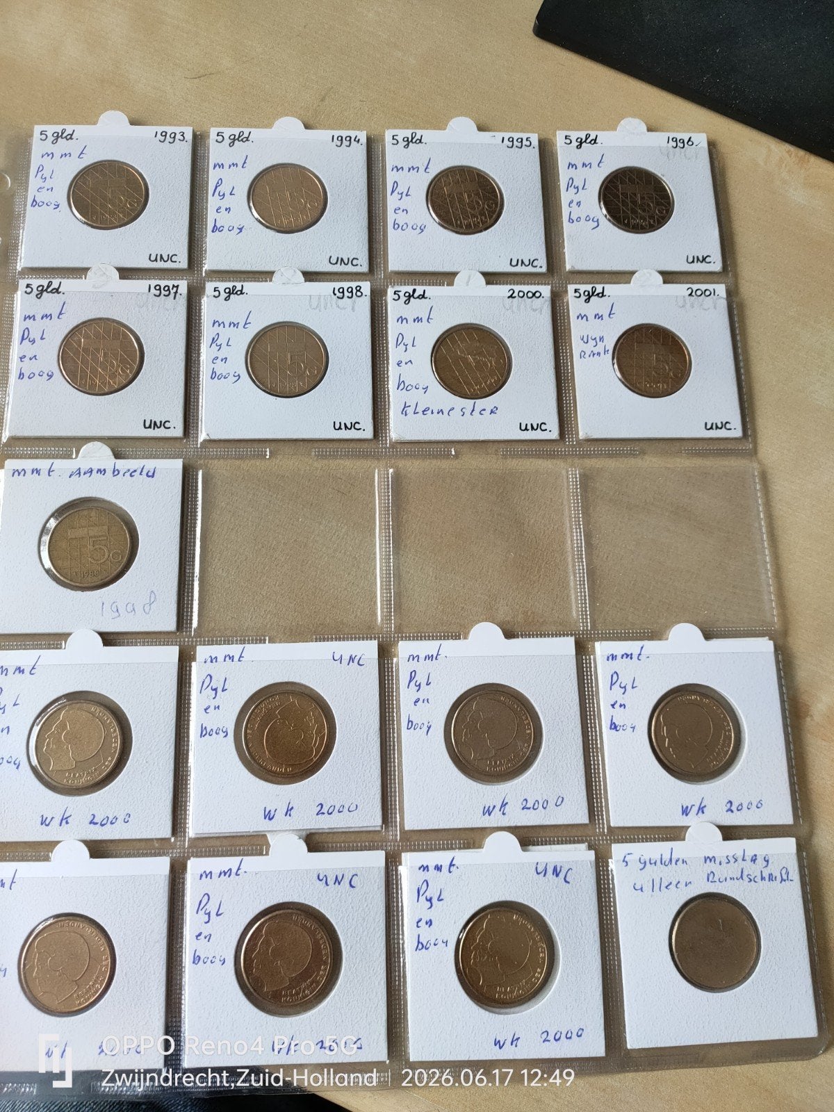Vijf gulden munten, Postzegels en Munten, Munten | Nederland, Ophalen of Verzenden, Koningin Beatrix, 5 gulden