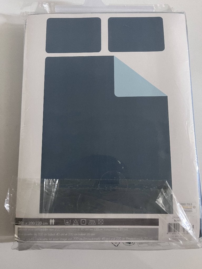 Dekbedovertrek, Ophalen, Blauw, Dekbedovertrek, HEMA