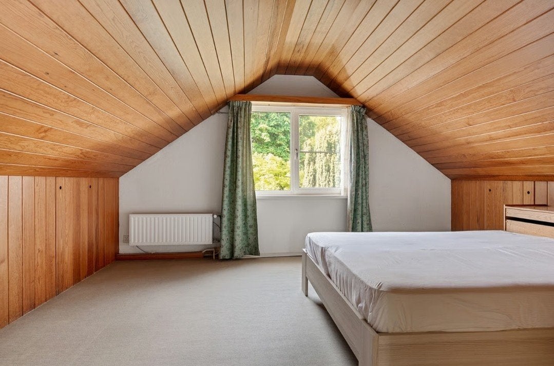Schrootjes /wand en plafondbekleding vermoedelijk hardhout, Doe-het-zelf en Verbouw, Hout en Planken, Ophalen, Gebruikt, Minder dan 25 mm