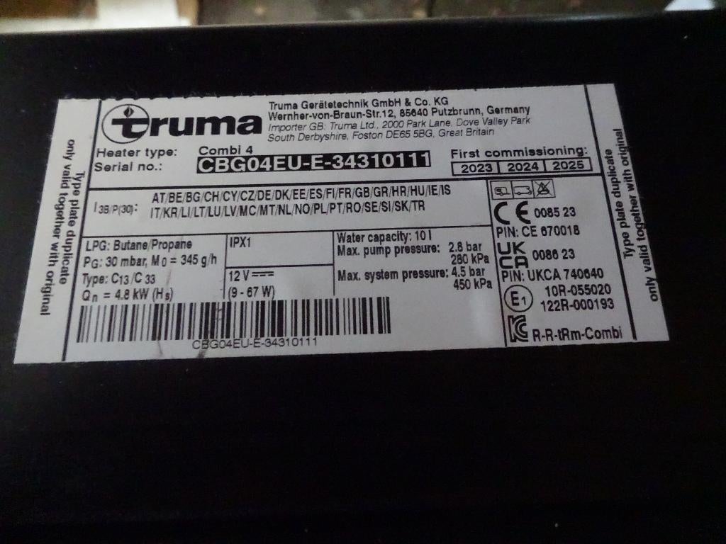 truma combi 4, Caravans en Kamperen, Ophalen of Verzenden, Nieuw