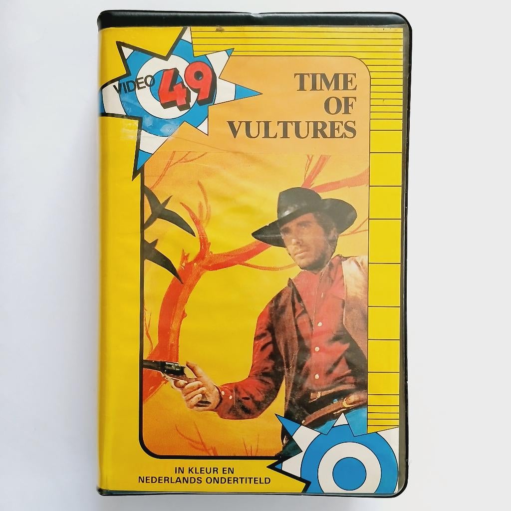 Time of Vultures - NL ex rental vhs - Video 49, Cd's en Dvd's, VHS | Film, Gebruikt, Actie en Avontuur, Alle leeftijden, Verzenden