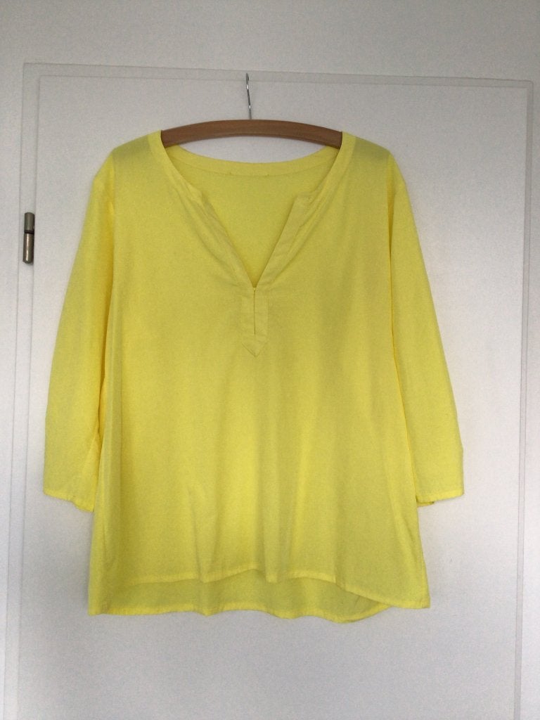 Blouse Geel xl als nieuw, Ophalen of Verzenden, Zo goed als nieuw, Maat 46/48 (XL) of groter, Geel
