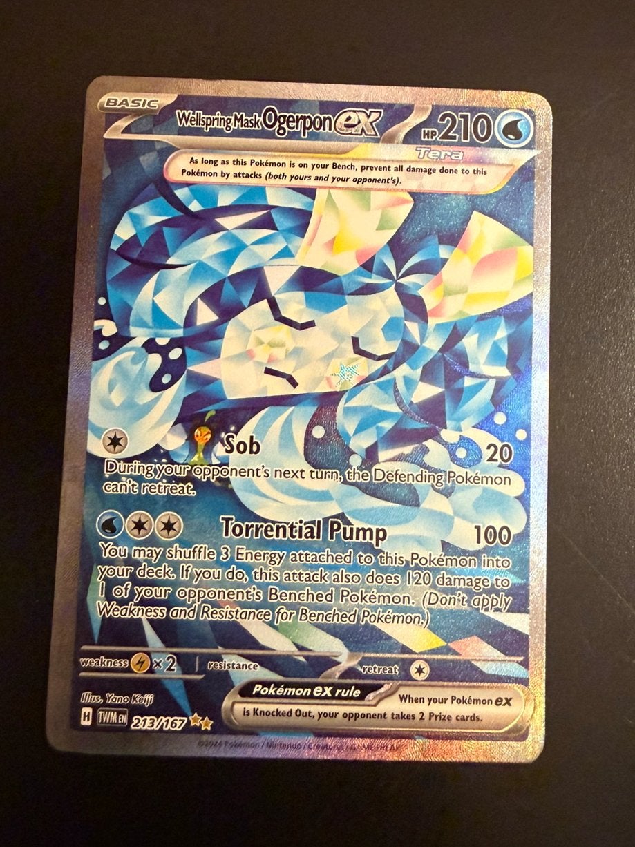 Wellspring Mask Ogerpon ex (TWM 213) NM, Verzenden, Zo goed als nieuw