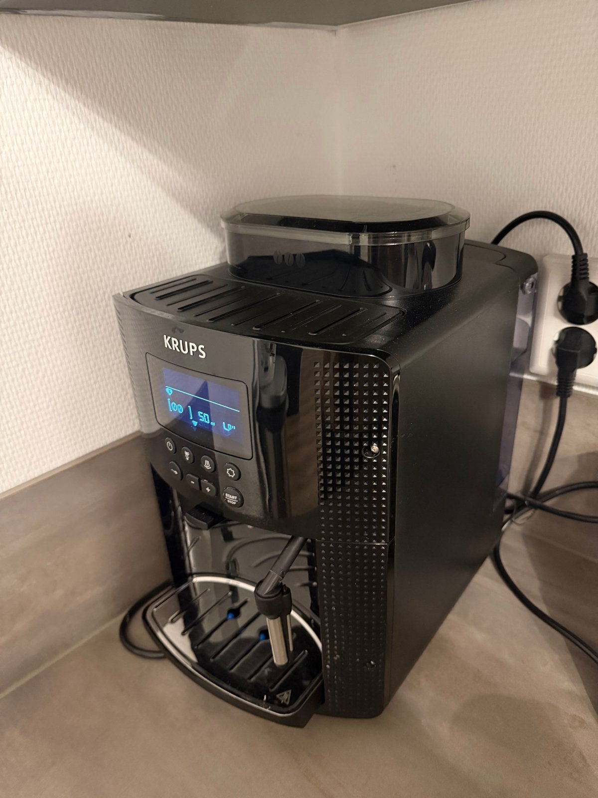 Krups espressomachine, Ophalen, Afneembaar waterreservoir, Espresso apparaat, Koffiebonen