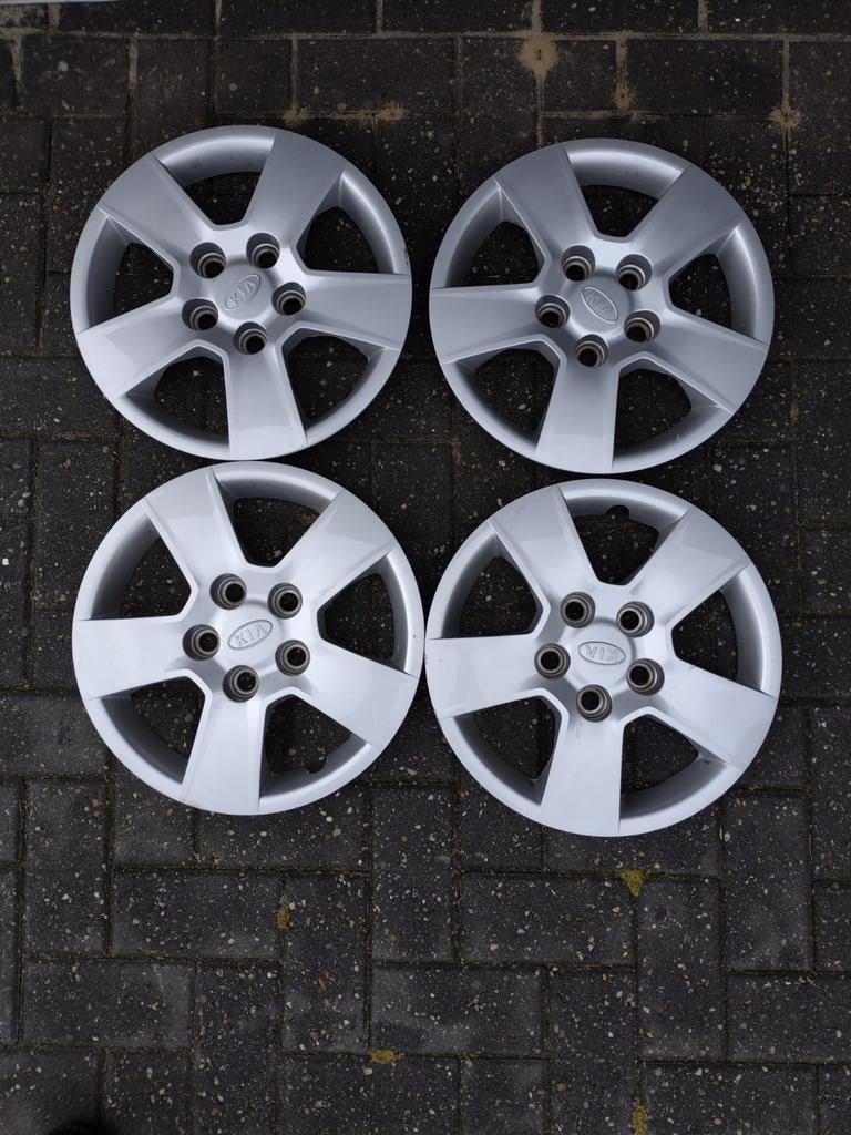 Kia Wieldoppen 15 inch., Ophalen of Verzenden, Zo goed als nieuw