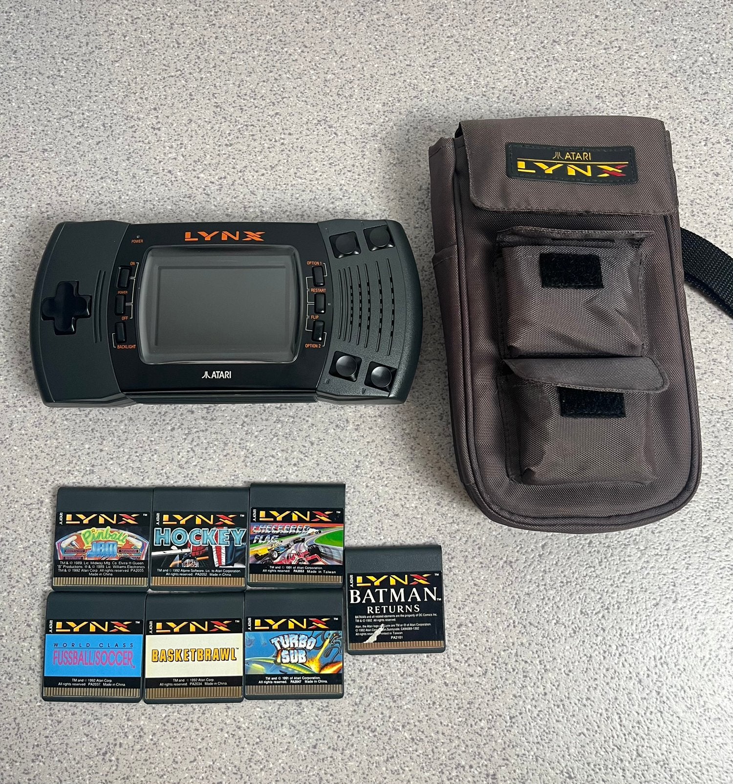 Atari Lynx 2 Met 7 Games en Atari tas, Met games, Ophalen of Verzenden, Zo goed als nieuw, Zonder controller