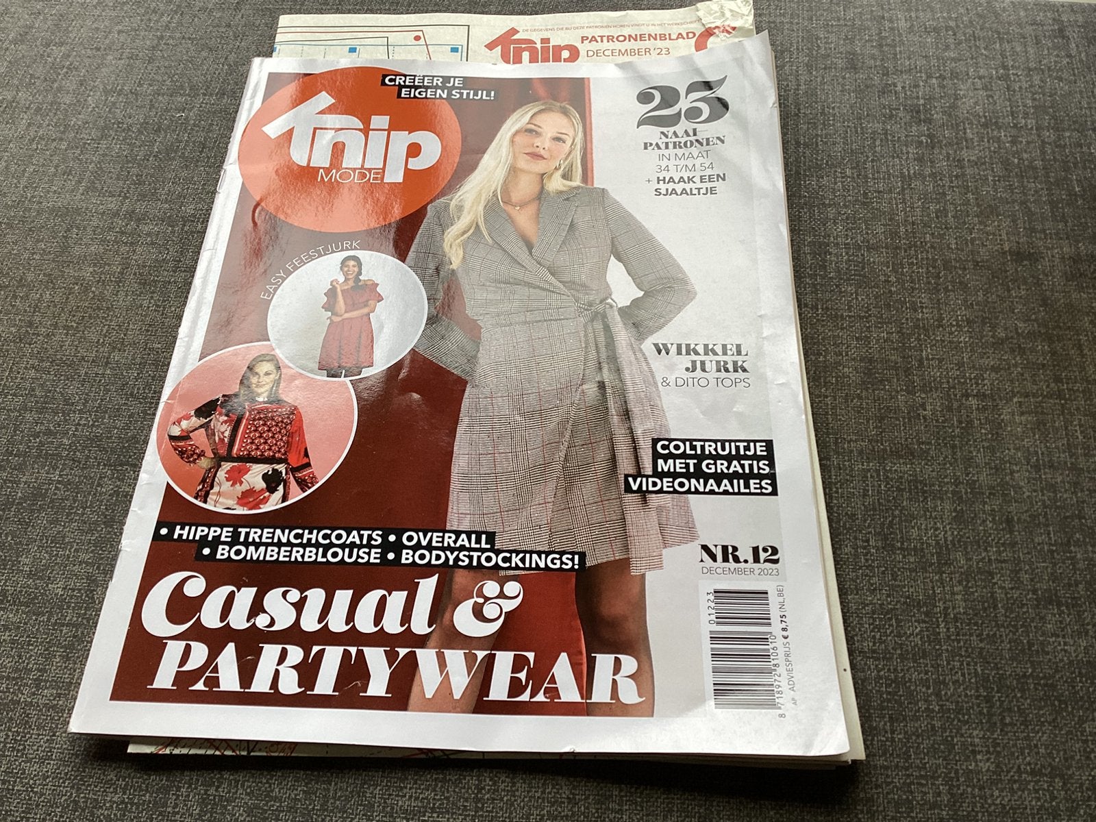 Knipmode 12 2023, Hobby en Vrije tijd, Ophalen of Verzenden, Zo goed als nieuw, Vrouw, Knipmode