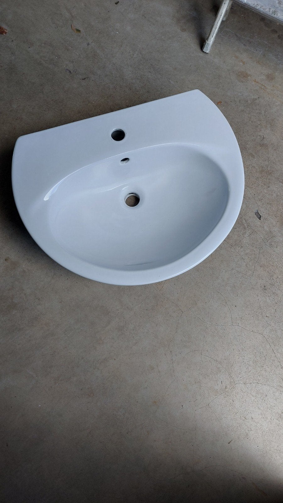 Witte wastafel van Plieger, Ophalen, Zo goed als nieuw, Wastafel