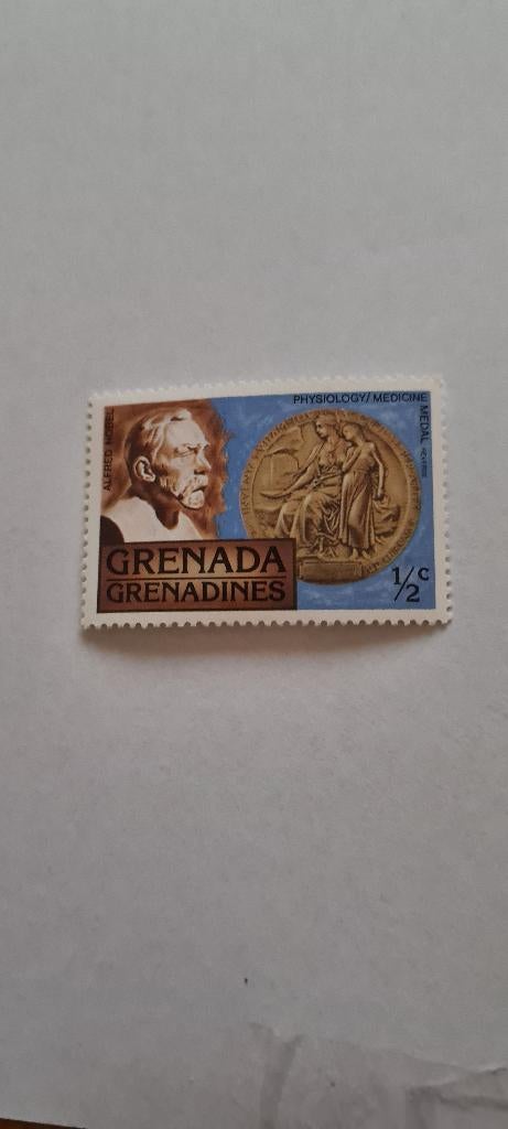7979 grenada alfred nobel 1978, Postzegels en Munten, Verzenden