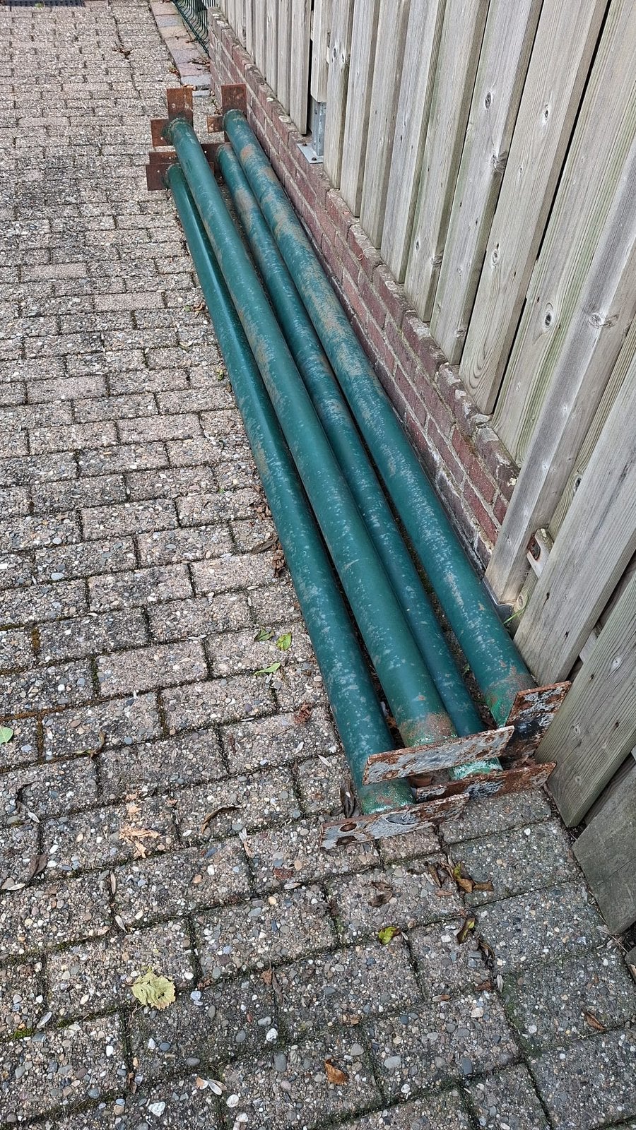 Tuinpalen ijzer, Tuin en Terras, Ophalen, Gebruikt, IJzer, Sierhekwerk