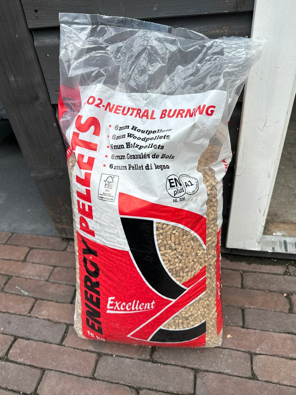 6mm Houtpellets 15kg - Energiezuinig en CO2-neutraal, Ophalen