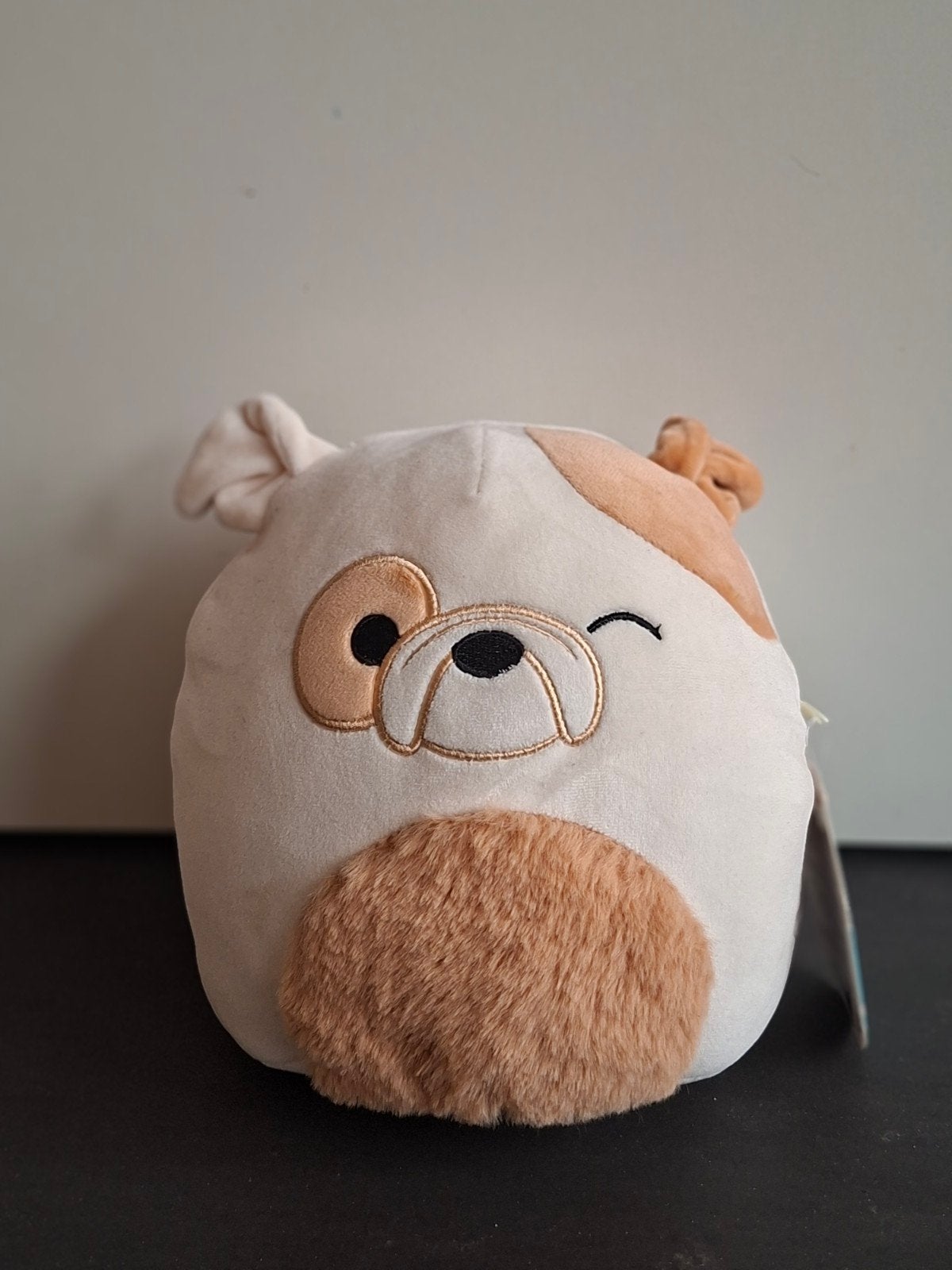 Squishmallows Brock de Bulldog knuffel, Middelgroot (20 tot 80 cm), Meerkleurig, Squishmallow, Hond