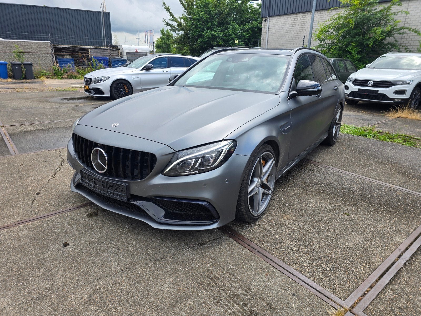 Mercedes C63 S Keramisch 510 PK Pano HUD MATT, Auto's, Automaat, Euro 5, Achterwielaandrijving, 510 pk