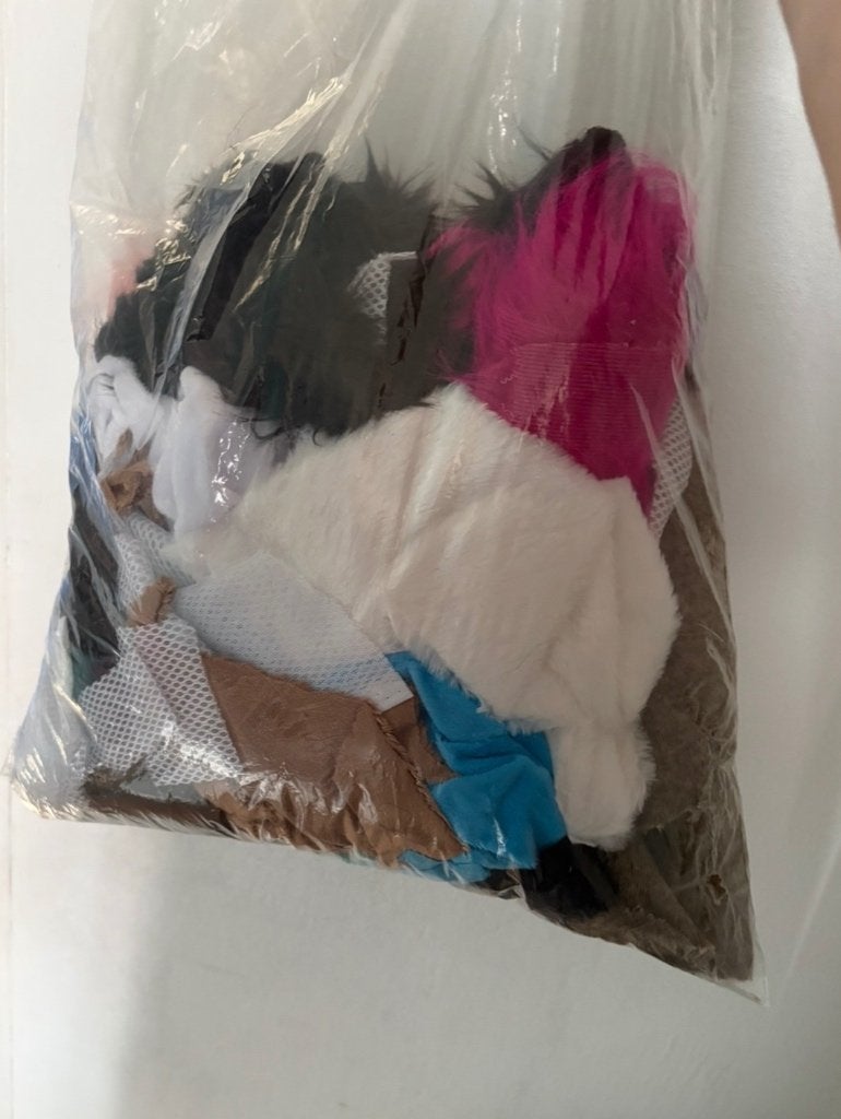 Zak scrap fur, Ophalen of Verzenden, Gebruikt, Overige typen