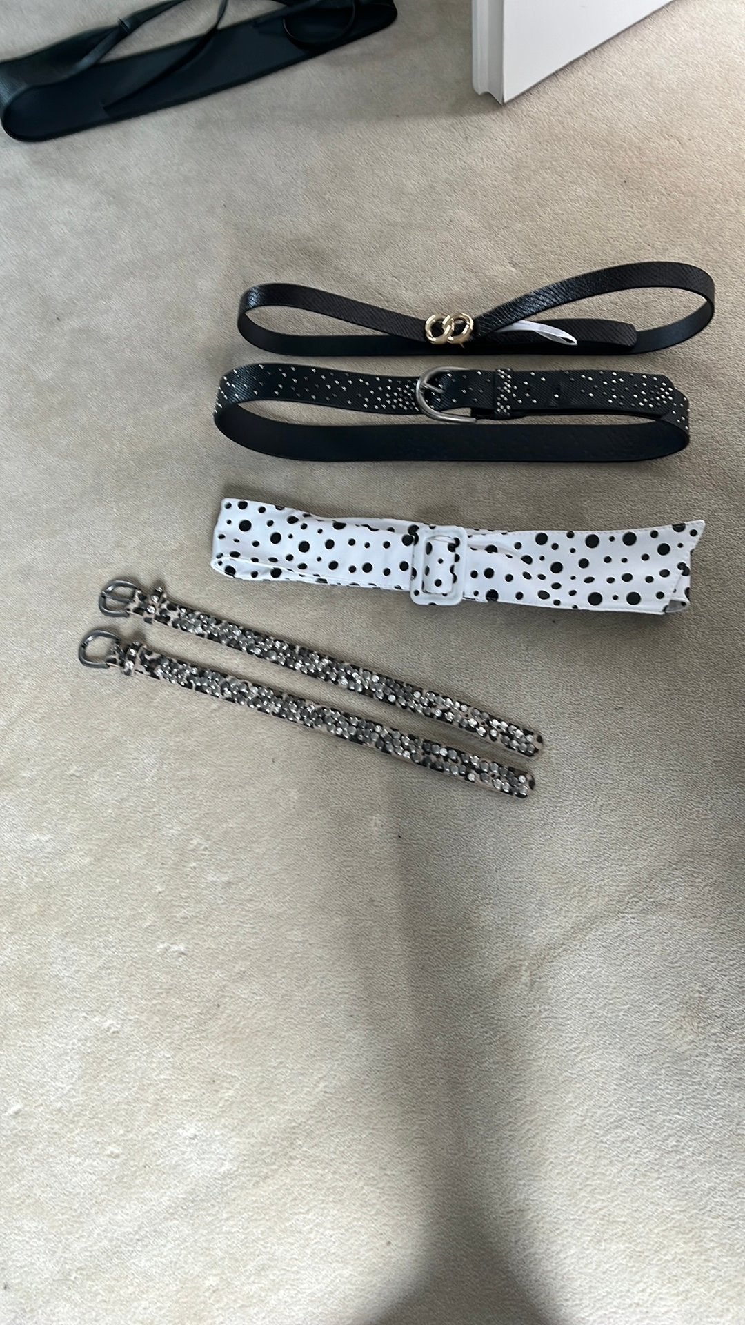Riemen, Kleding | Dames, Ophalen of Verzenden, Zo goed als nieuw, Zwart, 5 cm of meer