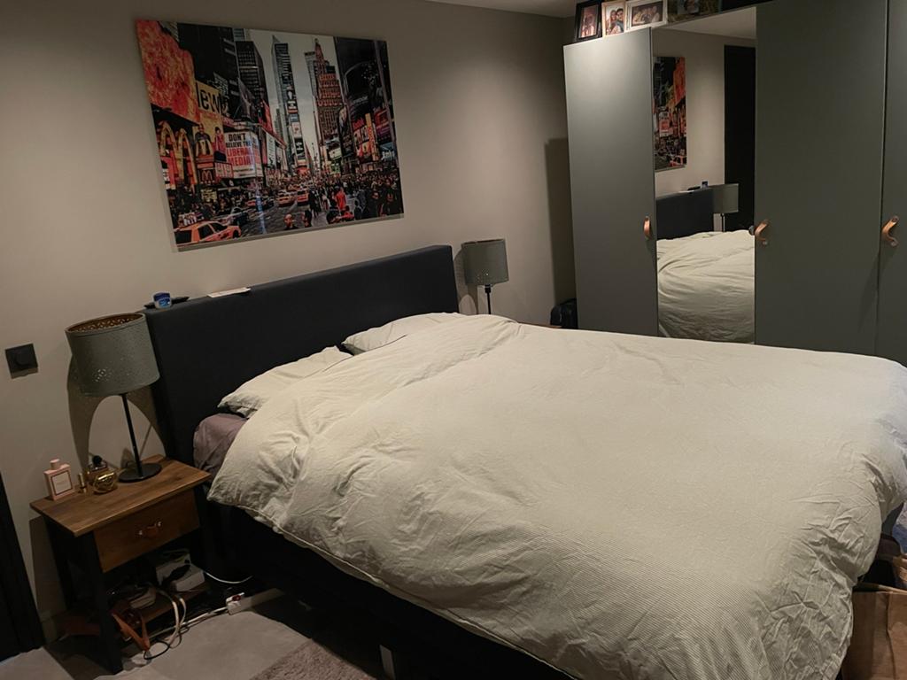 Elektrisch tweepersoonsbed 160 cm breed, Huis en Inrichting, Slaapkamer | Complete slaapkamers, Ophalen, Gebruikt, Tweepersoons