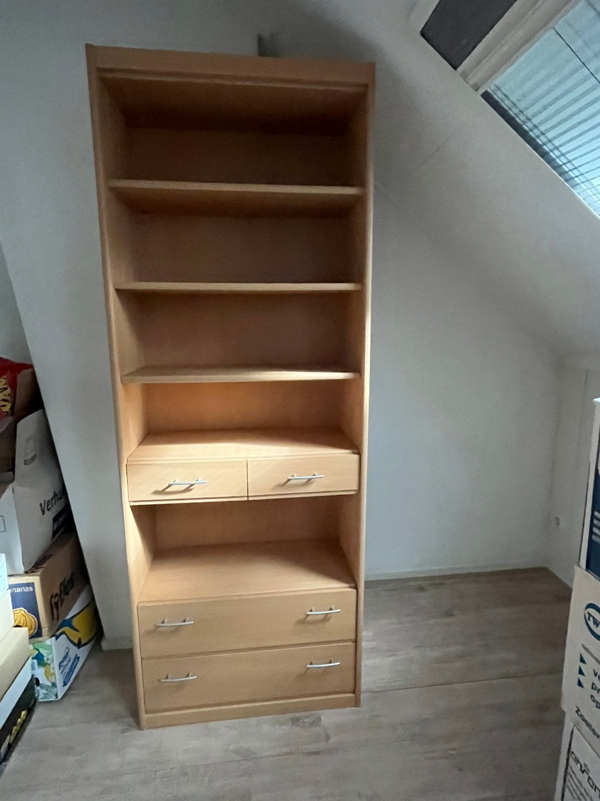 Boekenkast met lades, Ophalen, 50 tot 100 cm, Zo goed als nieuw, 150 tot 200 cm