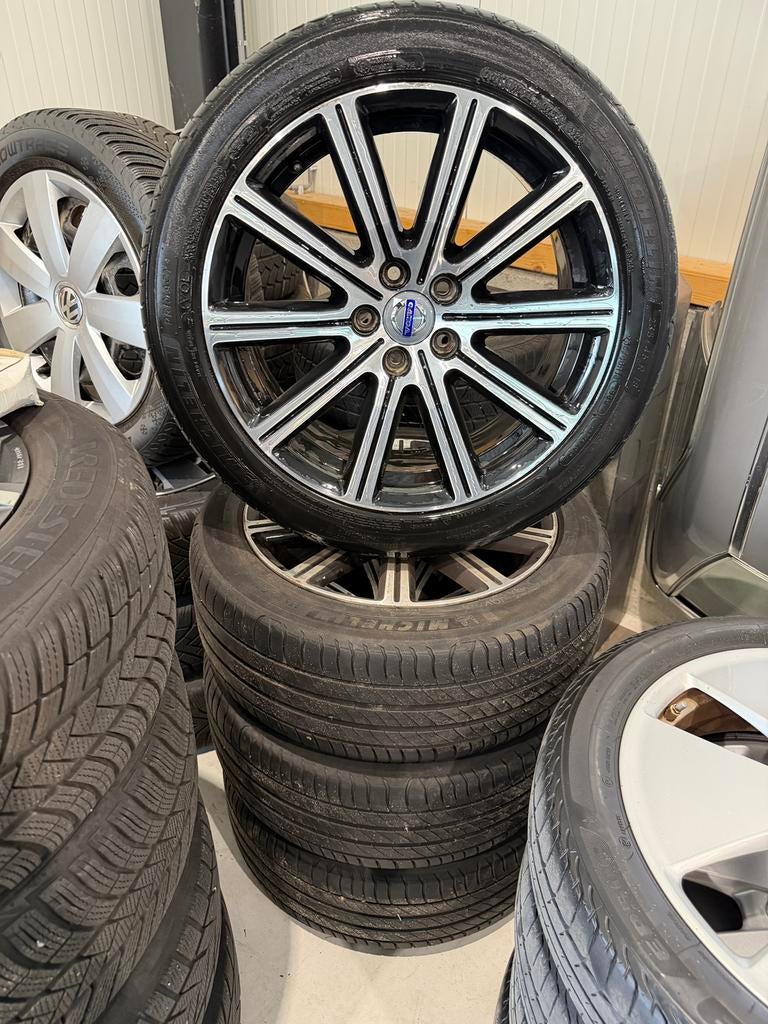 Velgenset volvo v60 s60. Zomerbanden michelin., Auto-onderdelen, Banden en Velgen, Ophalen, 18 inch, Gebruikt, Banden en Velgen