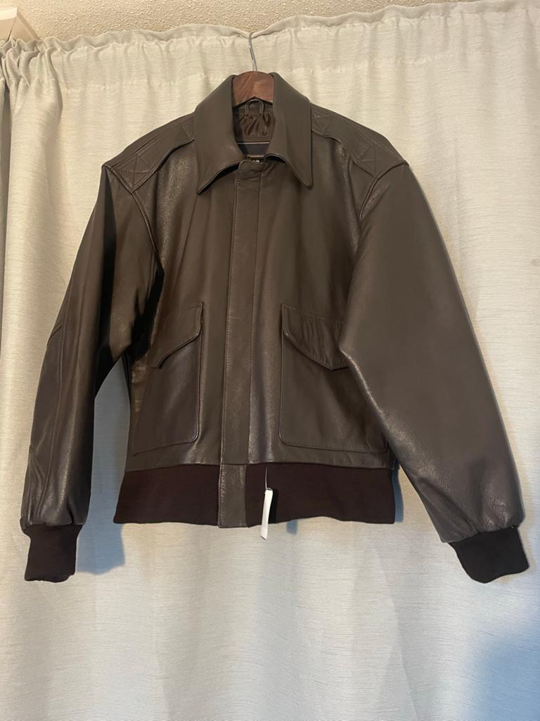 Nieuw Geiten Leren Jack - Barone Volante Aviator Stijl, Ophalen of Verzenden, Nieuw, Maat 46 (S) of kleiner, Bruin