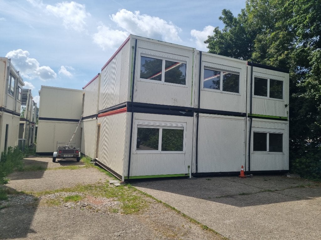Dubbele Kantoorunit 6x6 De Meeuw Kombi Units Rolluiken, Ophalen