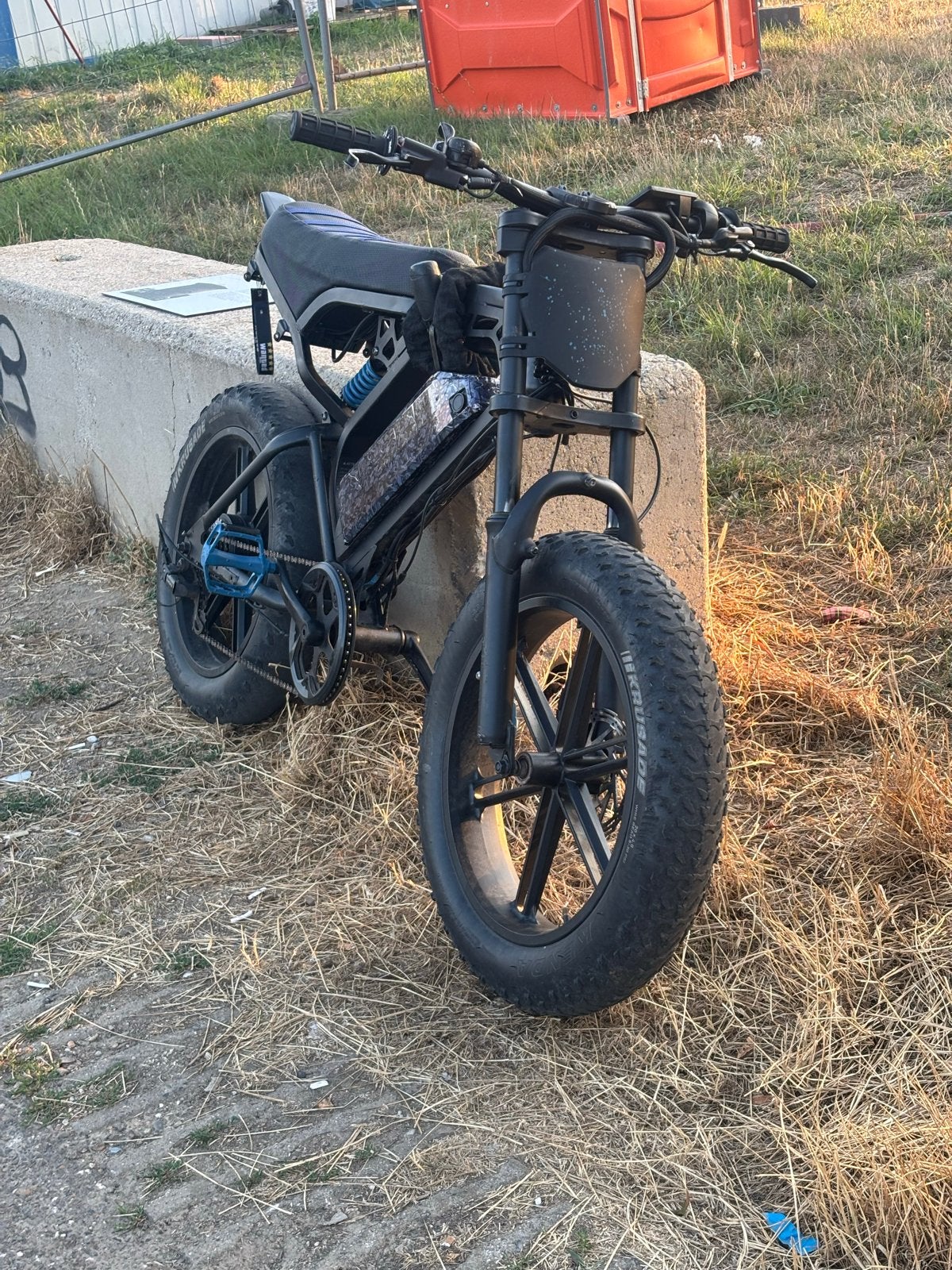 Stoere Fatbike E-bike - Zwart met dikke banden, Overige merken, Gebruikt, Ophalen of Verzenden, 51 tot 55 cm