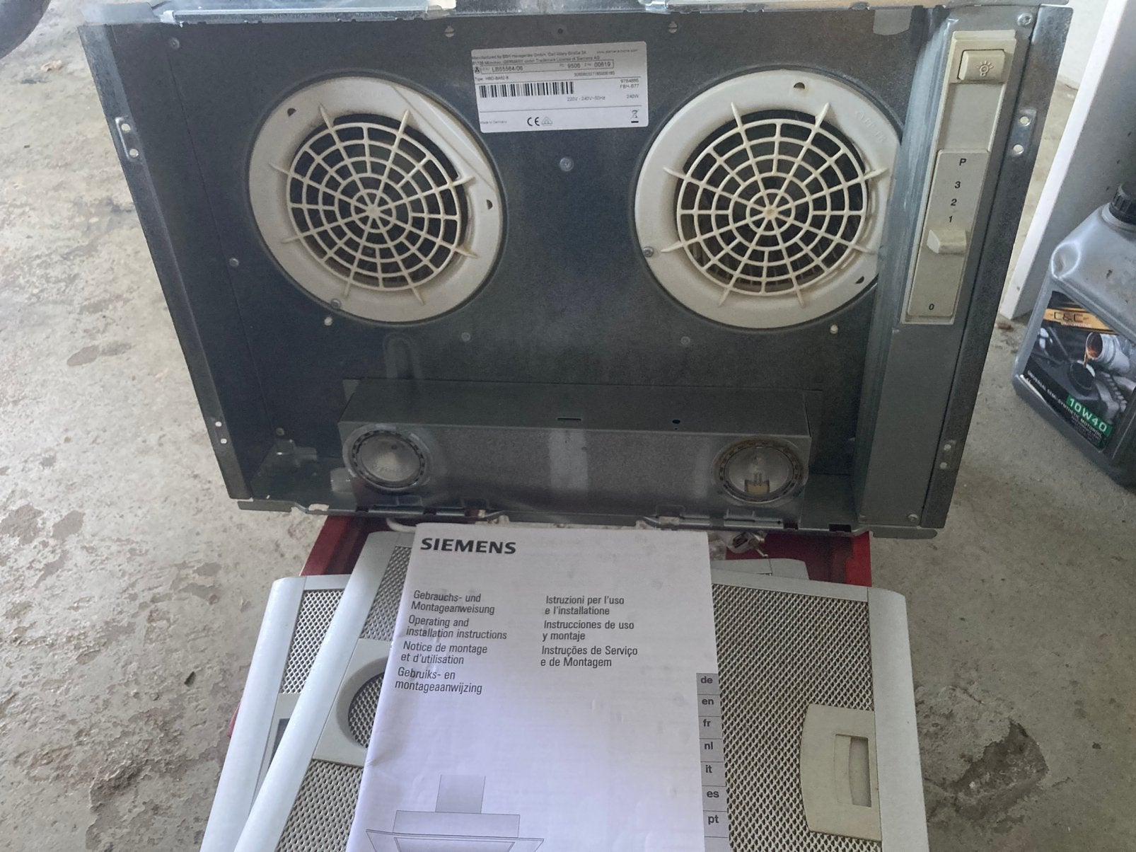 Siemens afzuigkap, Witgoed en Apparatuur, Afzuigkappen, Ophalen, Gebruikt, Inbouw, Onderbouw afzuigkap