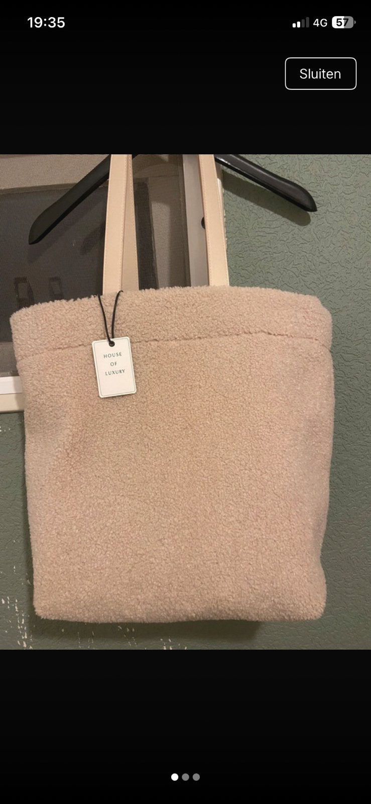 Teddy shopper tas, Sieraden, Tassen en Uiterlijk, Tassen | Damestassen, Ophalen of Verzenden, Zo goed als nieuw