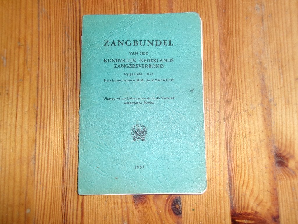 Zangbundel van het koninklijk nederlands zangersverbond, Koor, Gebruikt, Ophalen of Verzenden, Thema