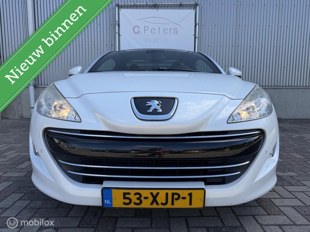 Peugeot RCZ 1.6 THP 2012 Wit Metallic / Leer / Stoelverwarmi, Auto's, Peugeot, Voorwielaandrijving, Euro 5, 15 km/l, Gebruikt