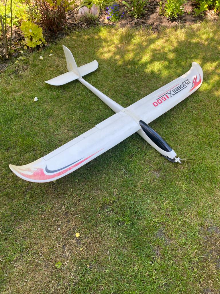 Electro Zwever Phoenix 1600 - 160cm Spanwijdte, Hobby en Vrije tijd, Modelbouw | Radiografisch | Vliegtuigen, Ophalen, Gebruikt