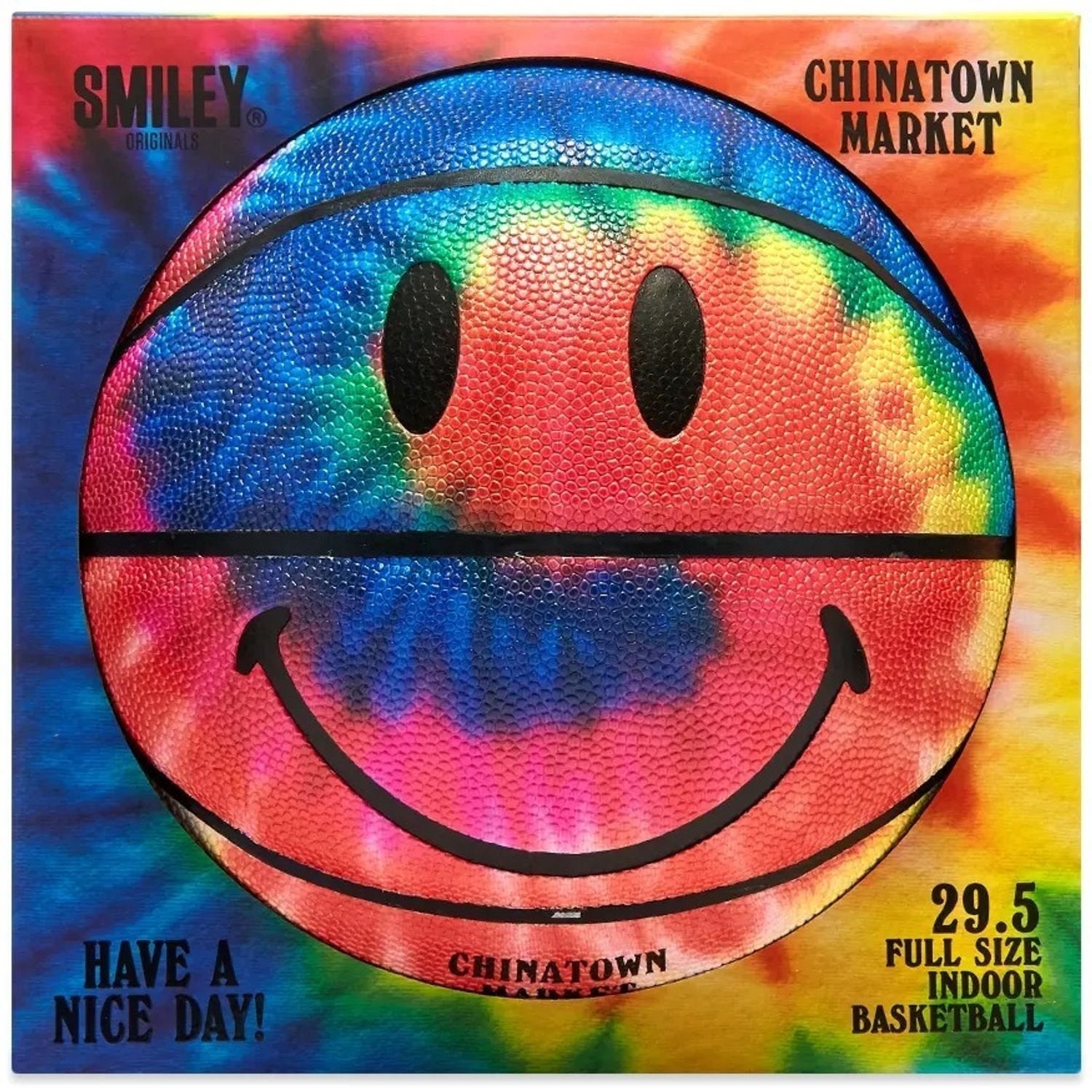 Chinatown Market smiley Basketballen Cabana, Tie-Dye Nieuw, Meerkleurig, Object, Ophalen of Verzenden, Set