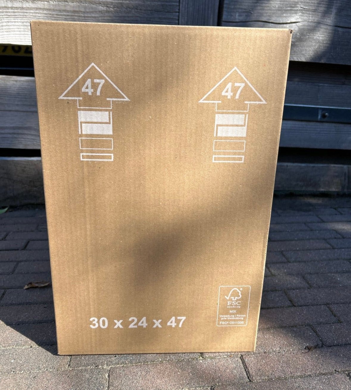 Verzenddoos kartonnen dozen nieuw! 30x24x47 cm, Ophalen, Doos, Nieuw, Minder dan 50 cm