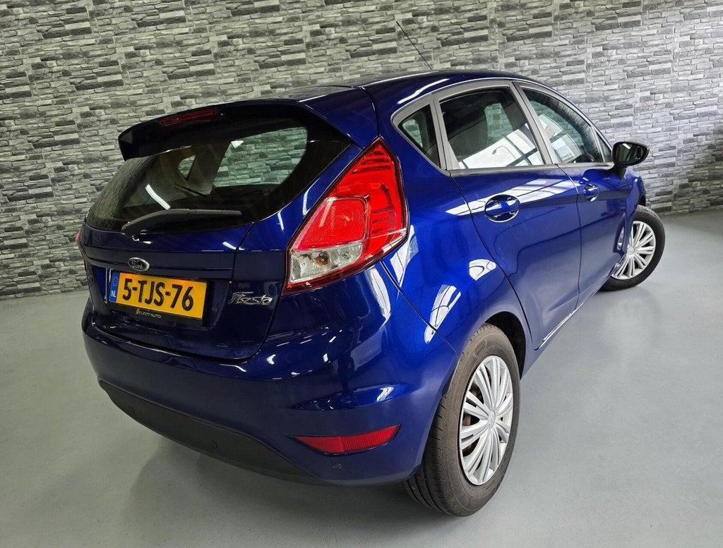 Ford Fiesta 1.0 Style *Nieuwe APK*Navi*NL auto met NAP*!, Auto's, Euro 5, 525 kg, Blauw, 23 km/l